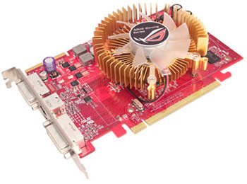 Видеокарта 256Mb/PCI-E/ASUS EAH2600XT/HTDP ATi Radeon HD2600XT [DDR3]